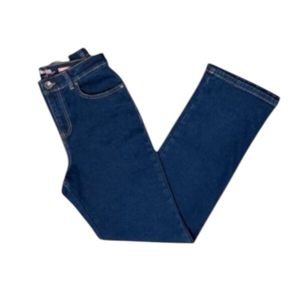 Style Co Relaxed Tapered Medium Wash Dark Blue Jeans Size 8 NEW - Picture 2 of 7